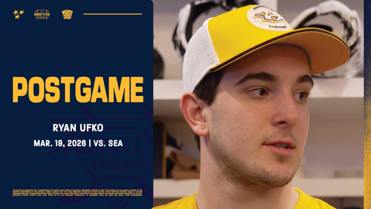 Postgame: Ryan Ufko | Nashville Predators
