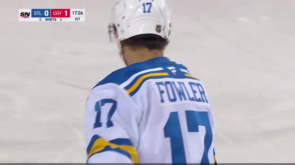 Connor Zary with a Goal vs. St. Louis Blues