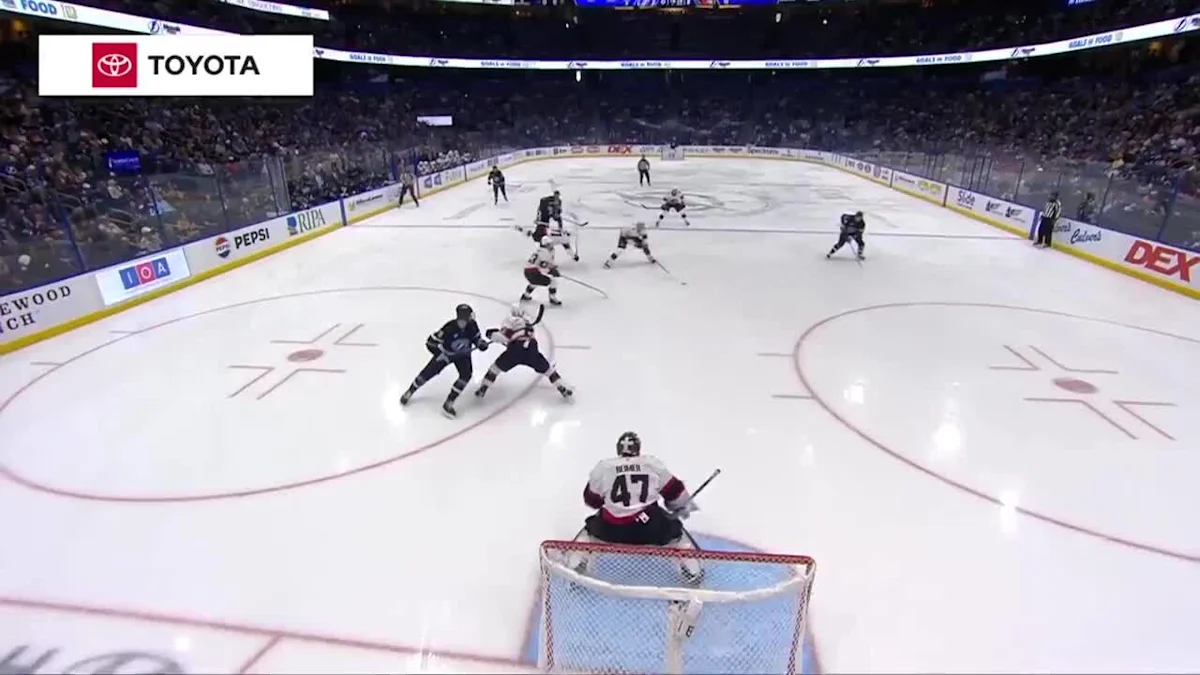 Brandon Hagel with a Goal vs. Ottawa Senators