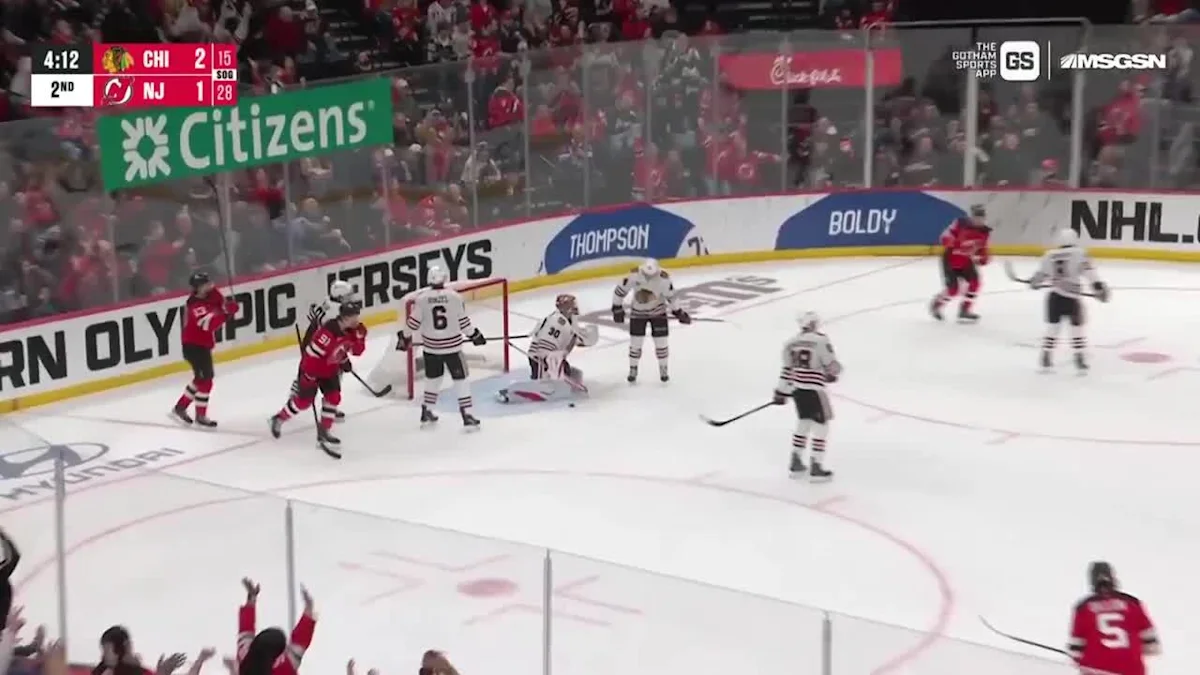 New Jersey Devils vs. Chicago Blackhawks - Game Highlights