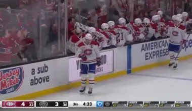 Nick Suzuki with a Goal vs. Los Angeles Kings