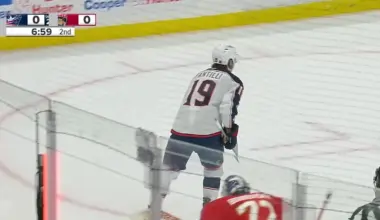 Adam Fantilli with a Goal vs. Florida Panthers