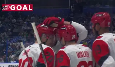 Andrei Svechnikov with a Goal vs. Tampa Bay Lightning