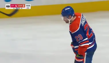 Leon Draisaitl with a Powerplay Goal vs. Ottawa Senators