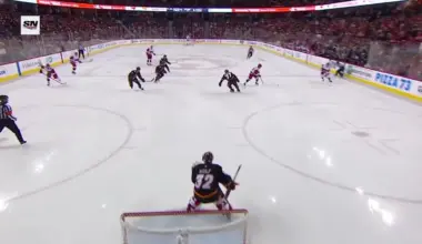 Alexander Nikishin with a Powerplay Goal vs. Calgary Flames