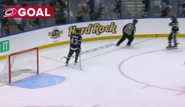 Logan Stankoven with a Goal vs. Tampa Bay Lightning