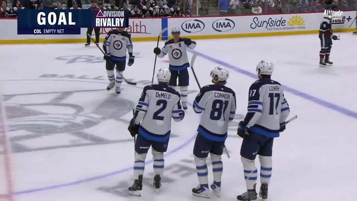 Kyle Connor with a Goal vs. Colorado Avalanche