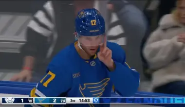 Jake McCabe with a Goal vs. St. Louis Blues