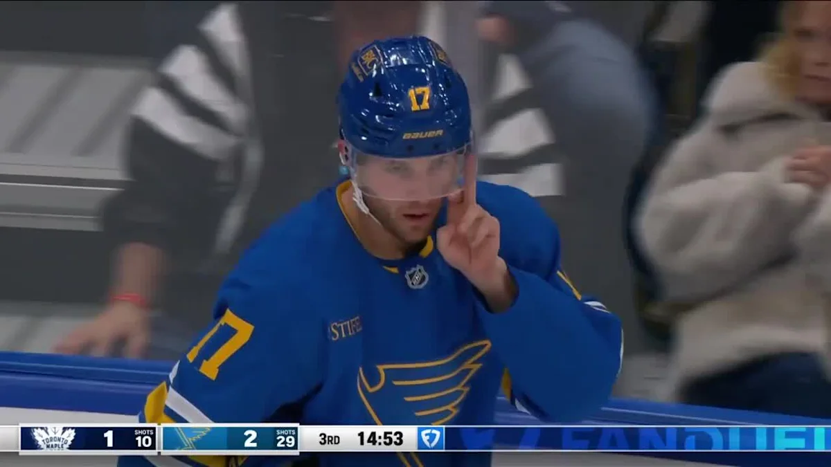 Jake McCabe with a Goal vs. St. Louis Blues