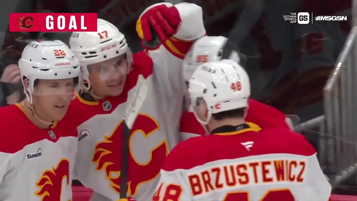 Yegor Sharangovich with a Goal vs. New Jersey Devils