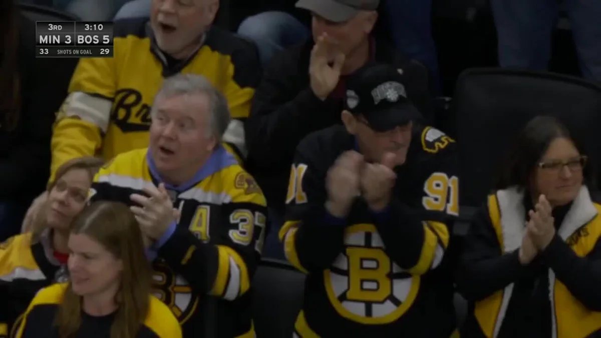 Pavel Zacha with a Goal vs. Minnesota Wild