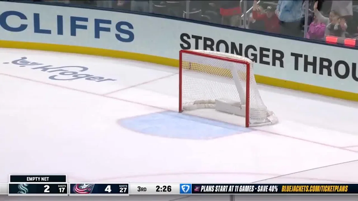 Cole Sillinger with a Goal vs. Seattle Kraken