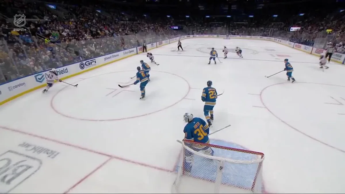 Kasperi Kapanen with a Goal vs. St. Louis Blues