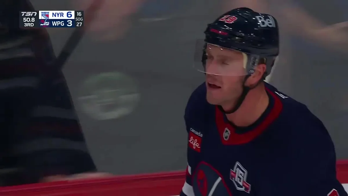 Noah Laba with a Goal vs. Winnipeg Jets