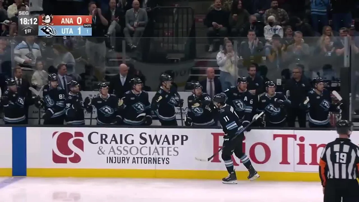 Dylan Guenther with a Goal vs. Anaheim Ducks