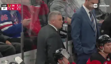 Frank Nazar with a Powerplay Goal vs. New Jersey Devils