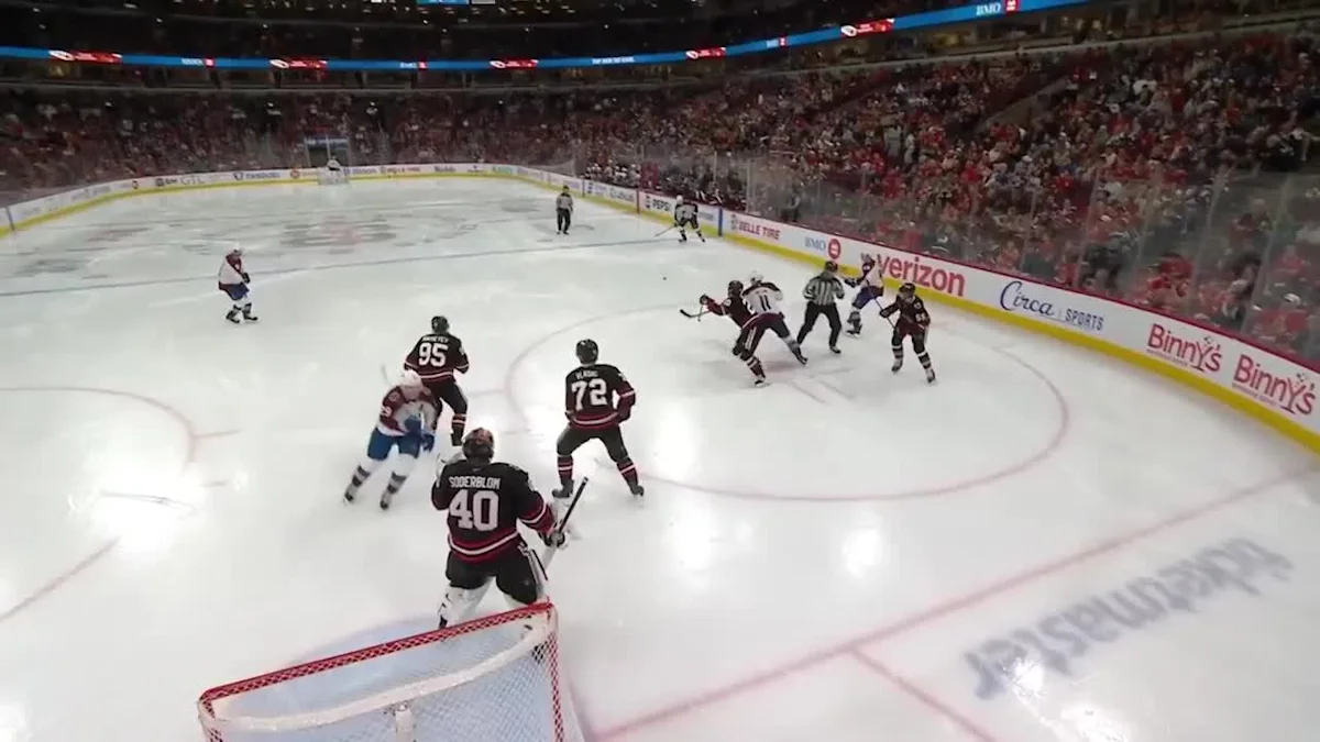 Nazem Kadri with a Powerplay Goal vs. Chicago Blackhawks