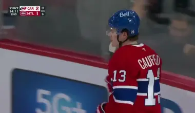 Cole Caufield with a Goal vs. Carolina Hurricanes