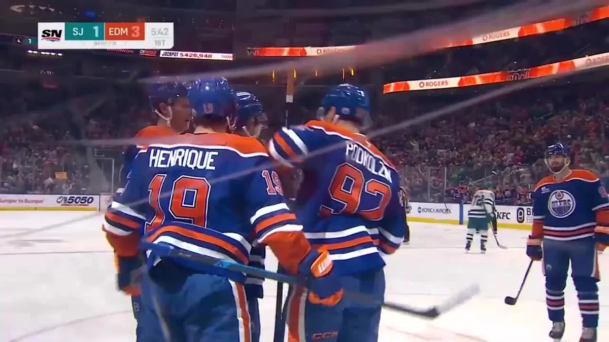 Vasily Podkolzin with a Goal vs. San Jose Sharks