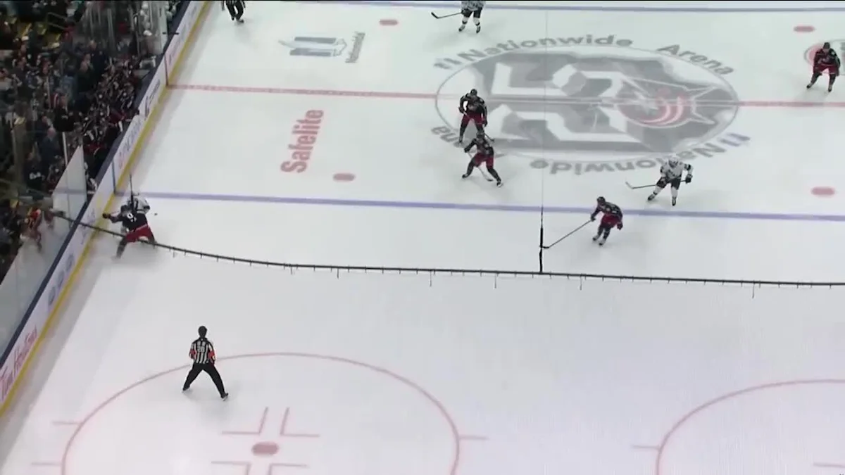 Alexander Kerfoot with a Goal vs. Columbus Blue Jackets