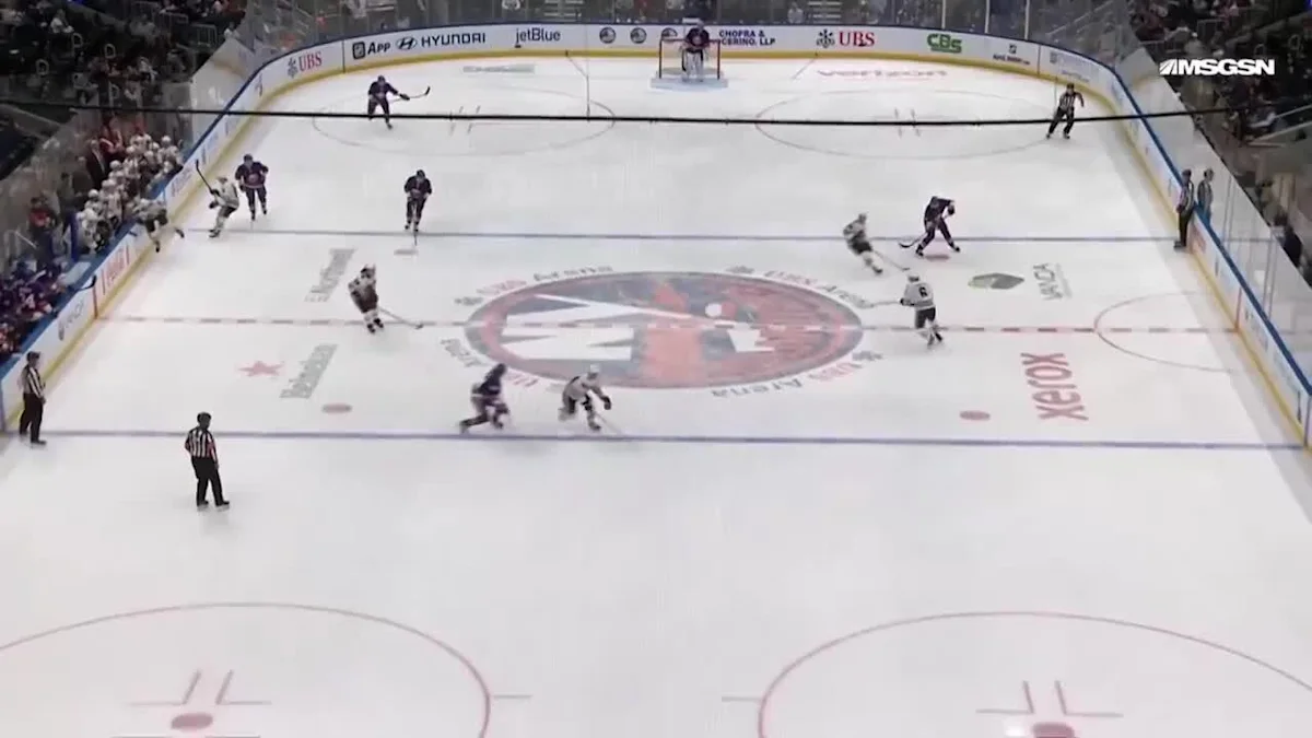 Frank Nazar with a Goal vs. New York Islanders