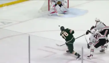 Nico Sturm with a Goal vs. Chicago Blackhawks
