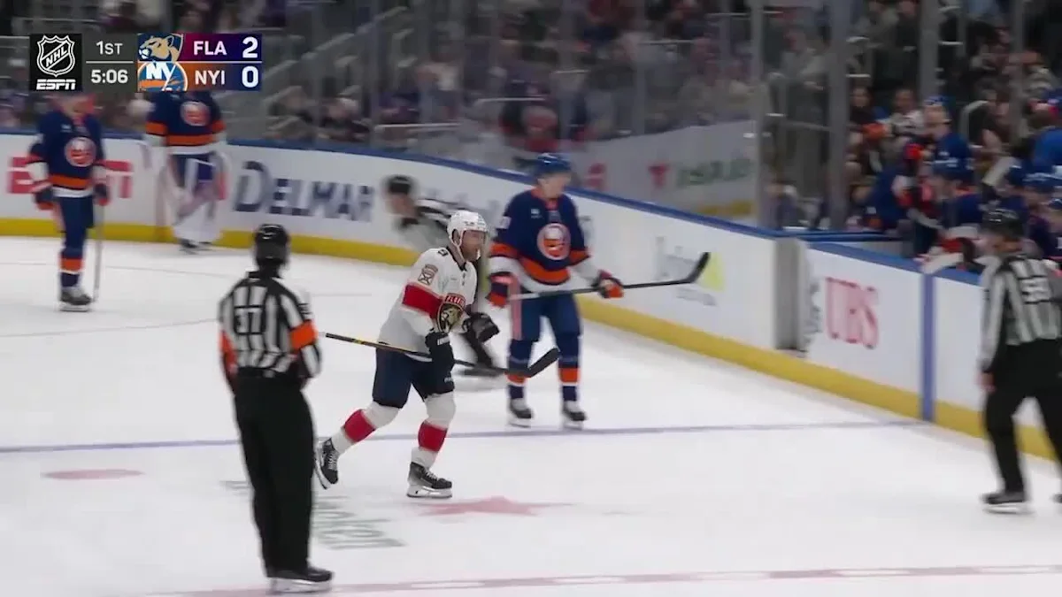 Sam Bennett with a Powerplay Goal vs. New York Islanders