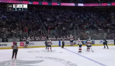 Berkly Catton with a Goal vs. Florida Panthers
