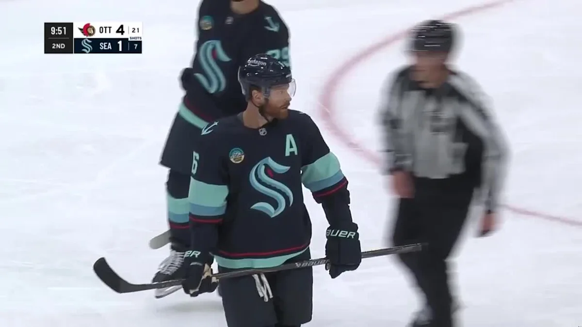 Michael Amadio with a Goal vs. Seattle Kraken