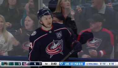 Igor Chernyshov with a Goal vs. Columbus Blue Jackets