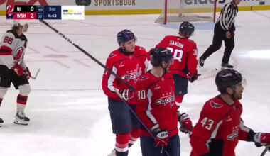 Aliaksei Protas with a Goal vs. New Jersey Devils