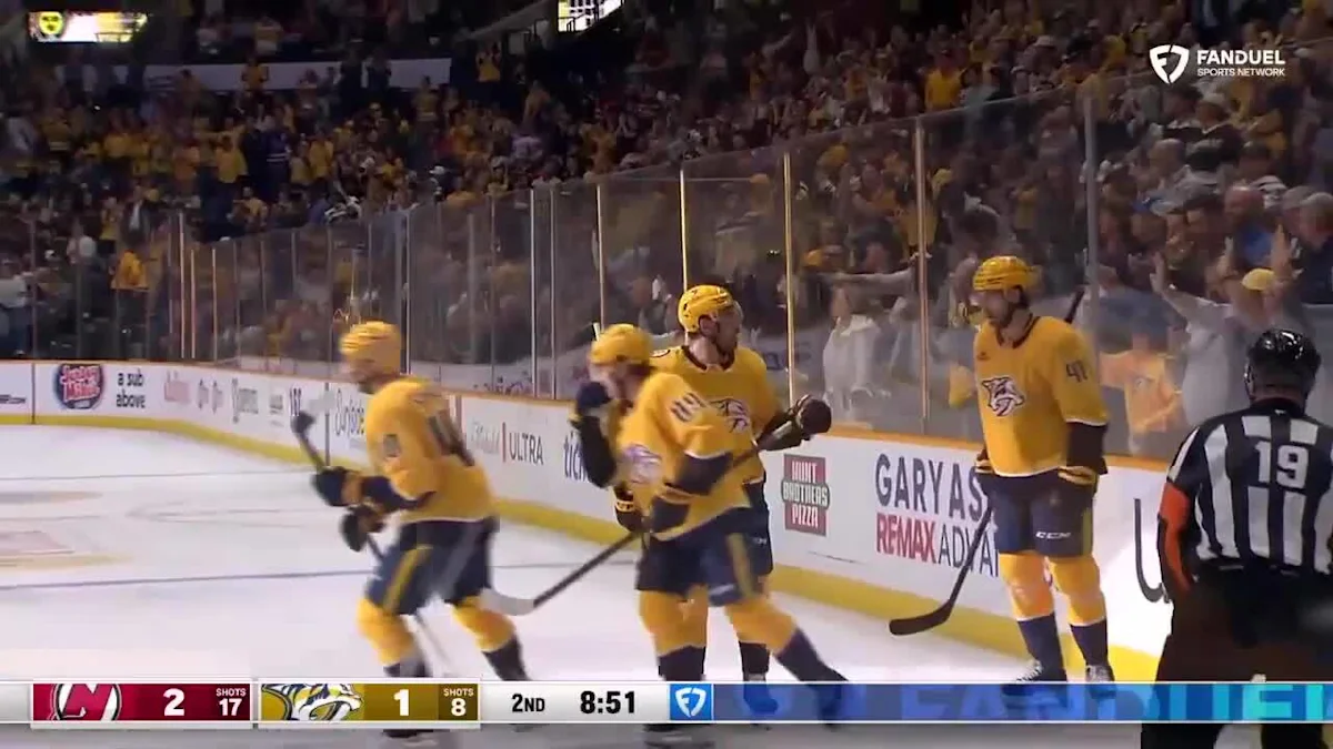 Reid Schaefer with a Goal vs. New Jersey Devils