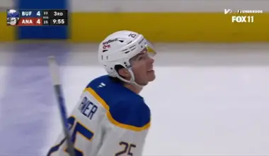 Owen Power with a Goal vs. Anaheim Ducks