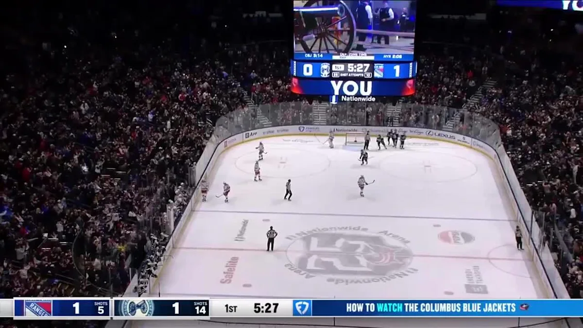 Isac Lundestrom with a Goal vs. New York Rangers