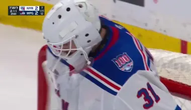 Kyle Connor with a Goal vs. New York Rangers