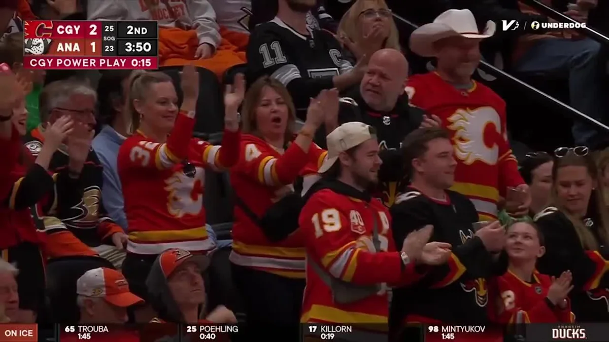 Yegor Sharangovich with a Powerplay Goal vs. Anaheim Ducks