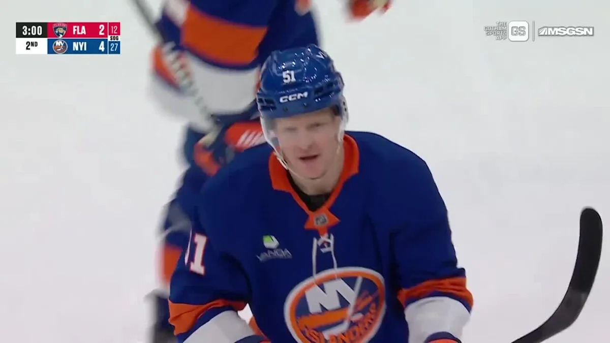 Emil Heineman with a Goal vs. Florida Panthers