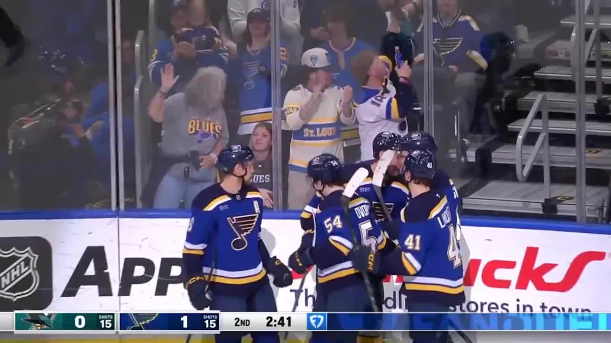 Dalibor Dvorsky with a Goal vs. San Jose Sharks