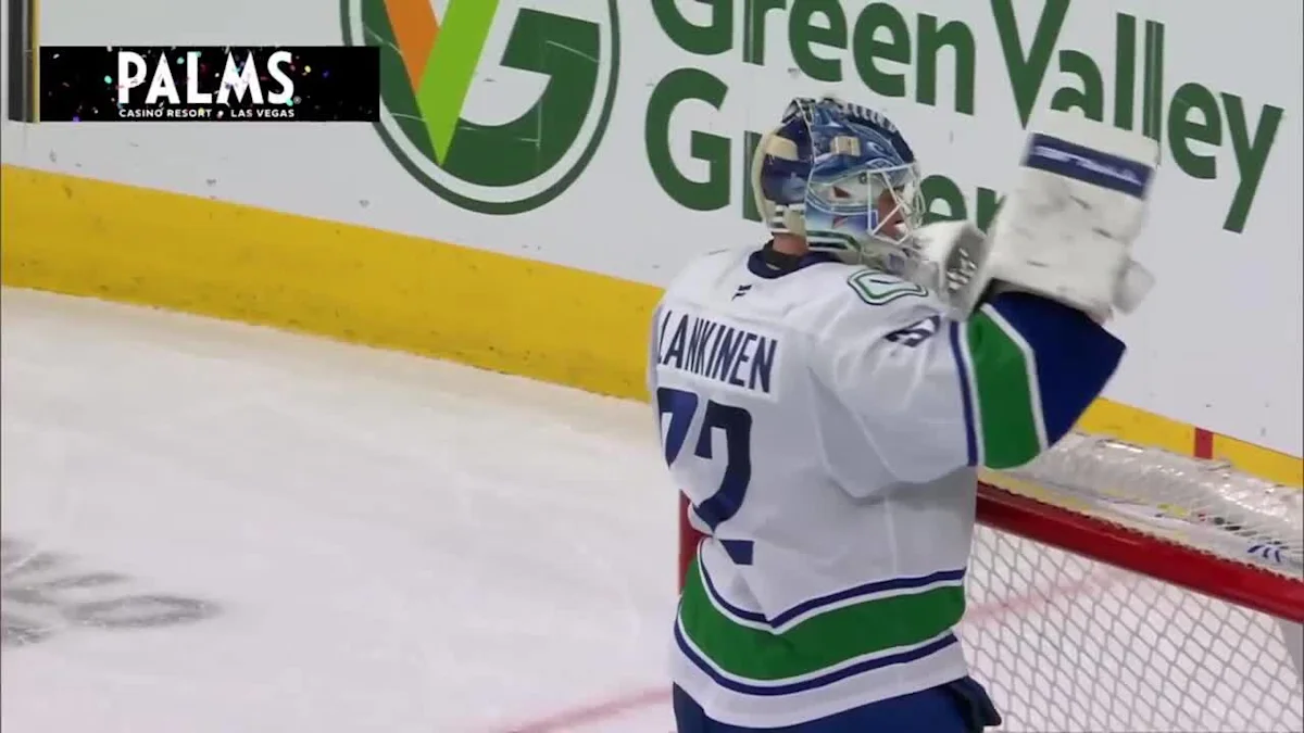 Shea Theodore with a Goal vs. Vancouver Canucks
