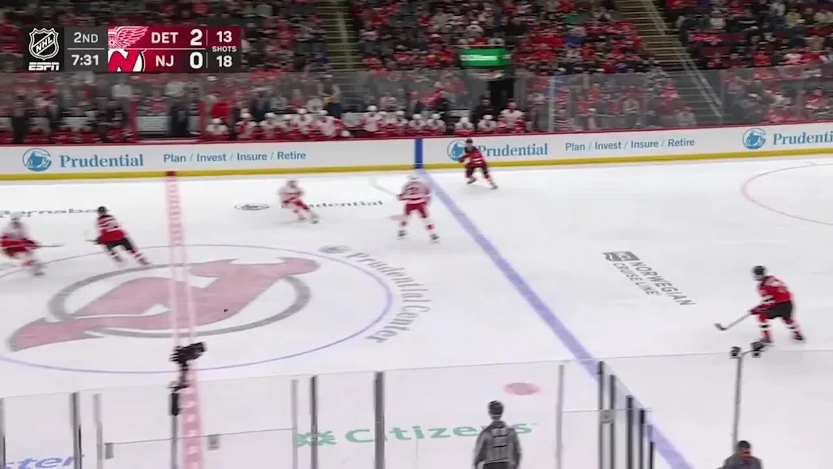 New Jersey Devils vs. Detroit Red Wings - Game Highlights
