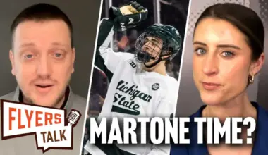 Don't be surprised if Porter Martone makes his Flyers debut this season