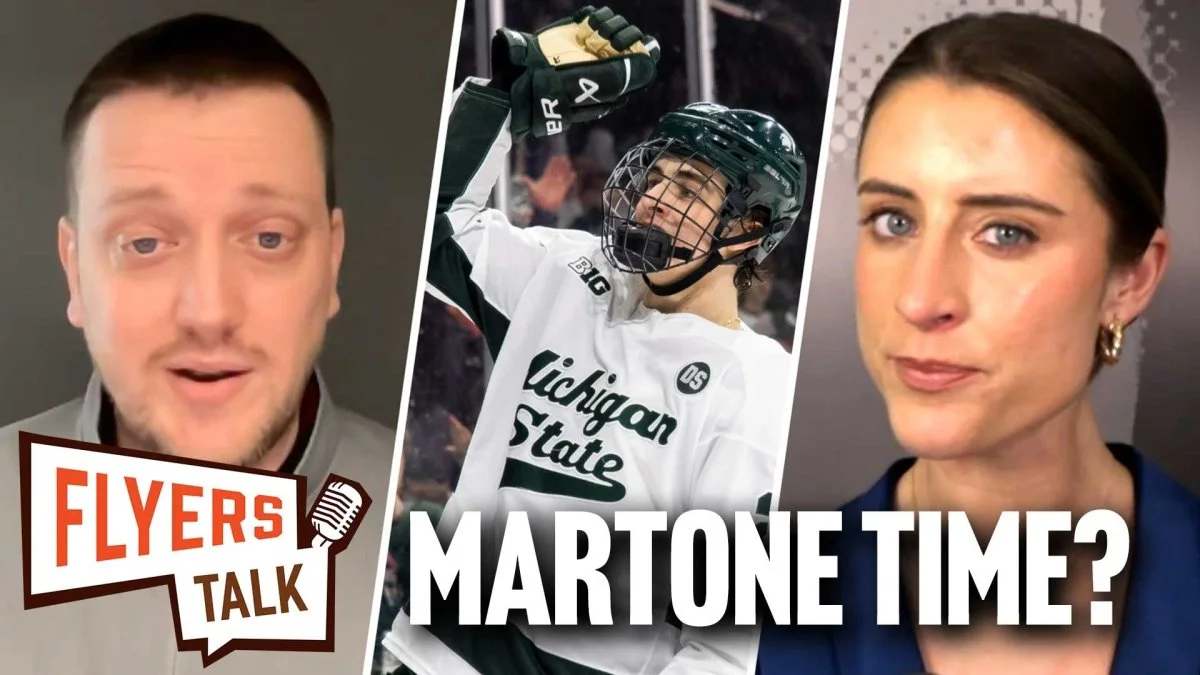Don't be surprised if Porter Martone makes his Flyers debut this season