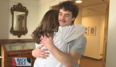 Young hockey player survives cancer, is back on the ice – Boston 25 News