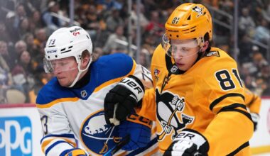 Sabres continue to sizzle, Malkin ejected