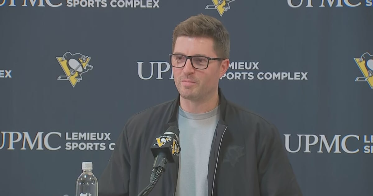 Pittsburgh Penguins General Manager Kyle Dubas speaks on trade deadline, Malkin ejection