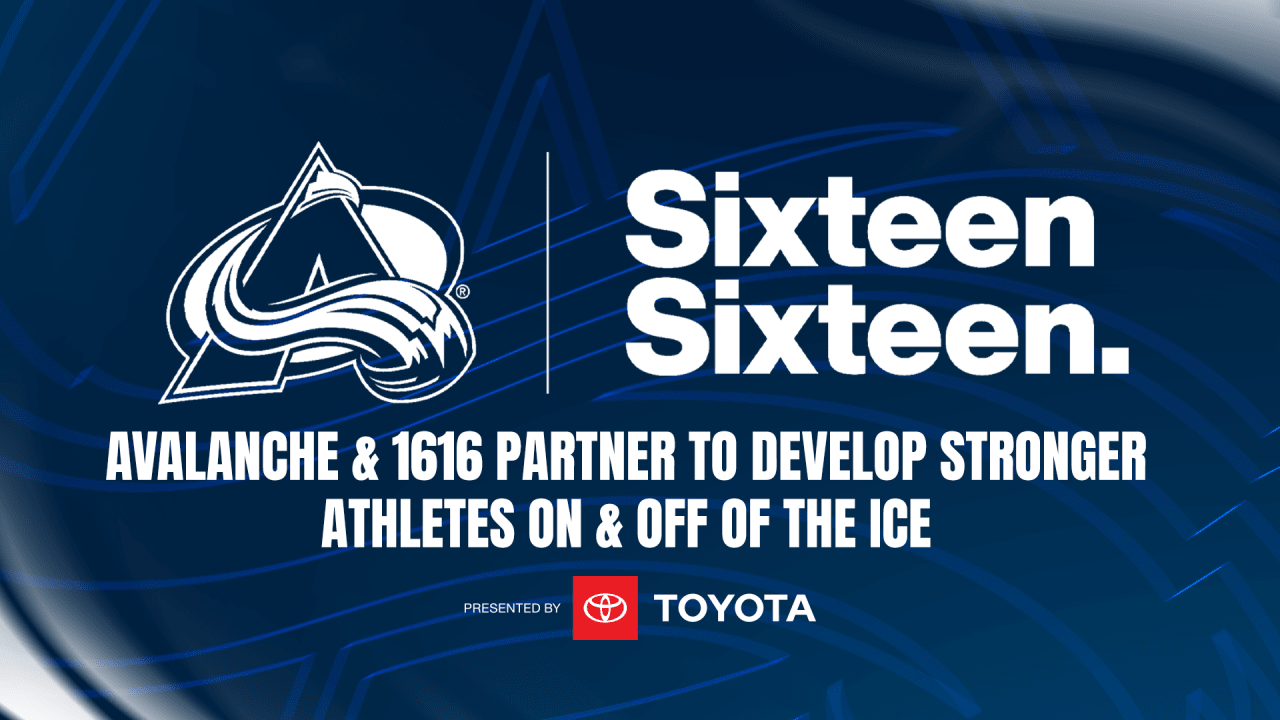 Avalanche Partner With 1616 To Develop Stronger Athletes on and off the Ice