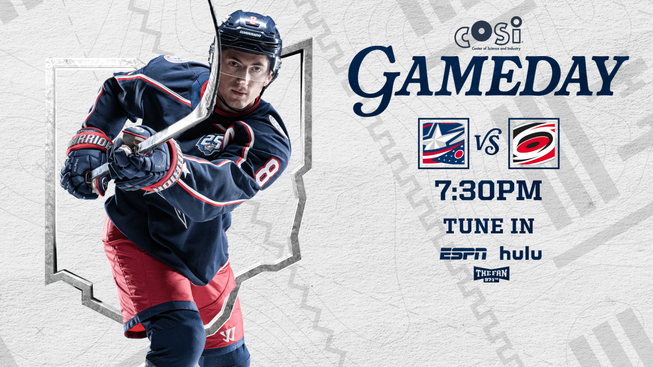 PREVIEW: Blue Jackets look to handle the storm vs. Hurricanes