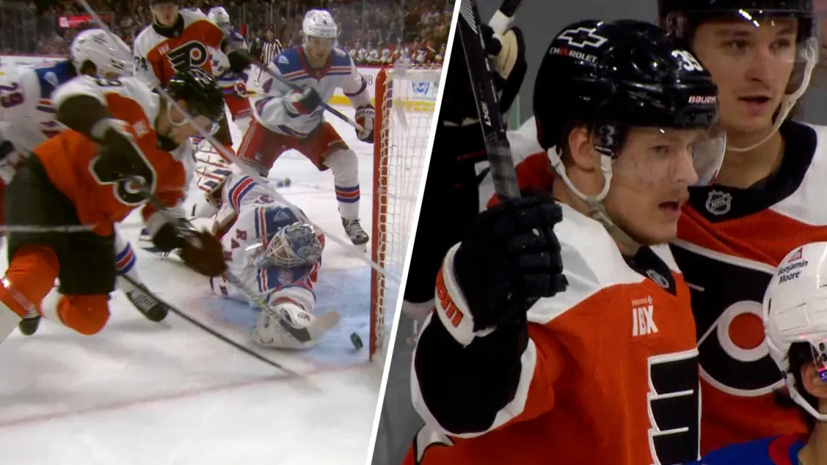 Watch Matvei Michkov score goal in Flyers vs. Rangers game – NBC Sports Philadelphia