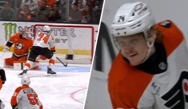 Watch Owen Tippett score 23rd goal of season as Flyers lead Ducks – NBC Sports Philadelphia