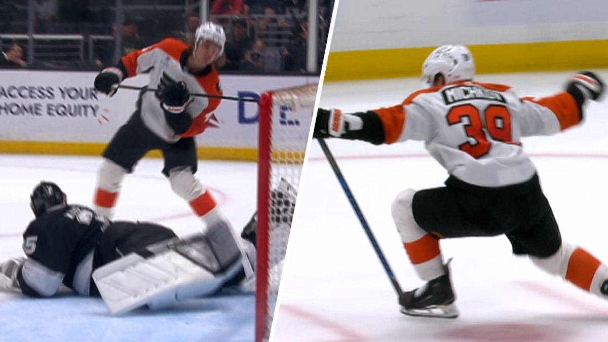 Watch Trevor Zegras, Matvei Michkov win it for Flyers in shootout – NBC Sports Philadelphia